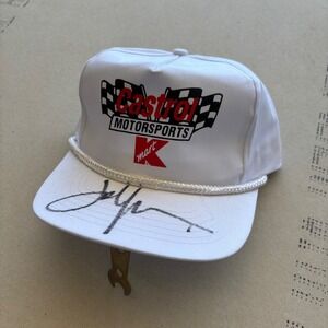 Vintage Signed Castrol Motorsports Kmart Hat